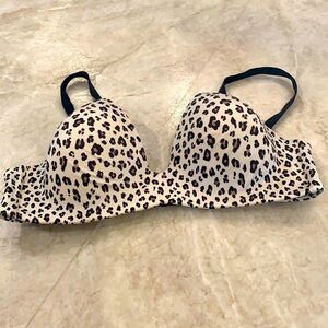 Animal Print Soft Padded Bra
